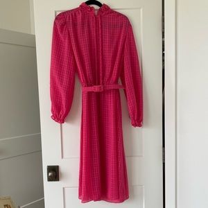 Vintage Fuschia Dress size 10